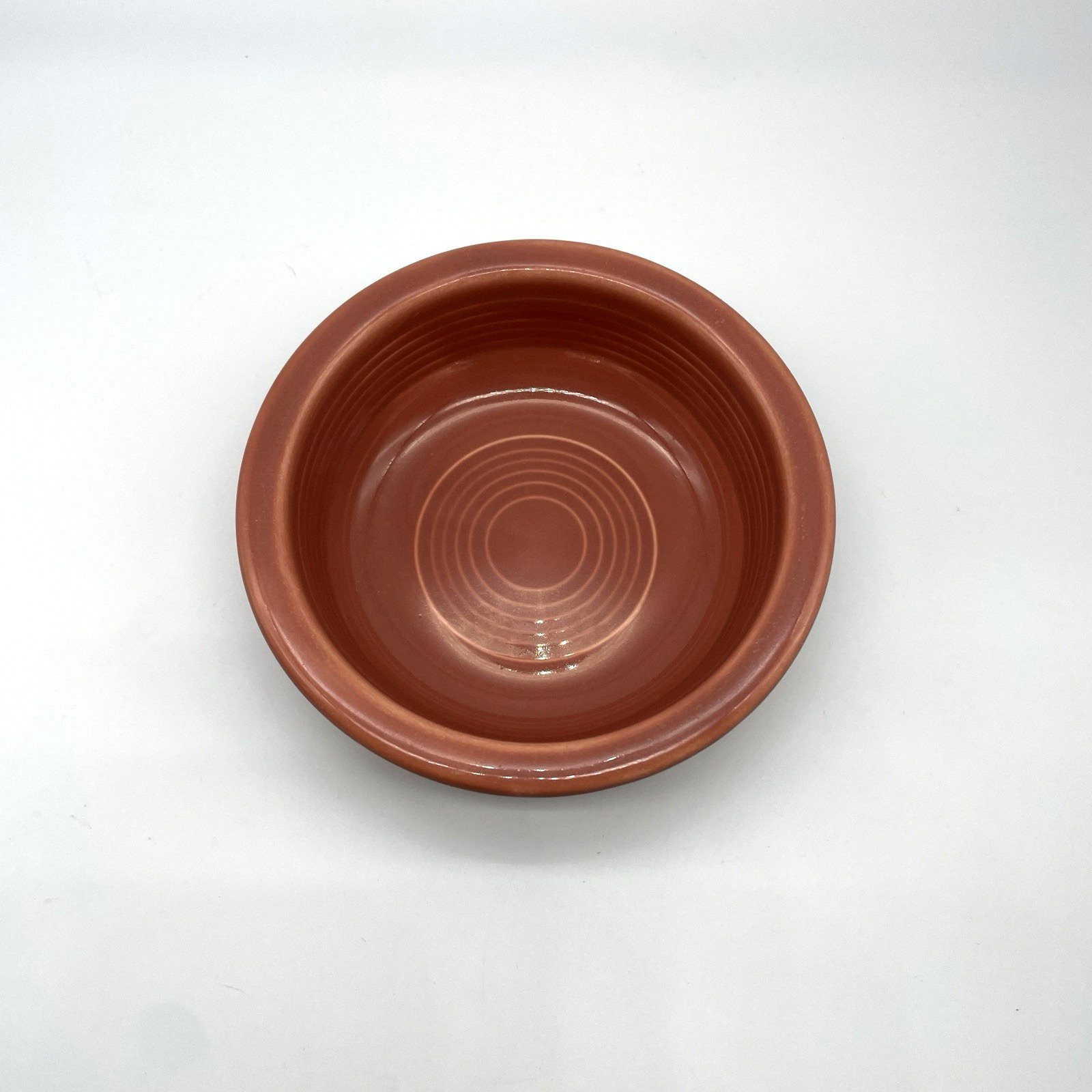 Vtg Fiestaware Rose Nappy Bowl Fruit Sauce 4.75″ Homer Laughlin 1950-1959