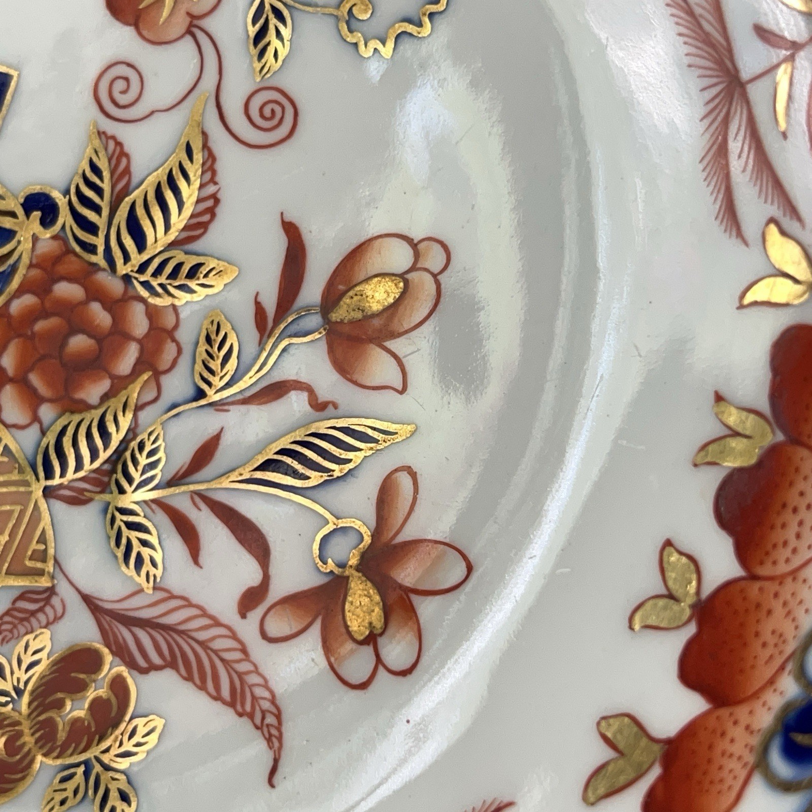 Antique Early Spode Cup & Saucer Japanese Imari C1810 Porcelain Gilt Blue Red