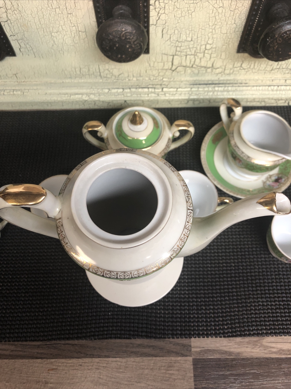 H. KATO Vintage Tea Set Items MADE IN OCCUPIED JAPAN GILDED FLORAL