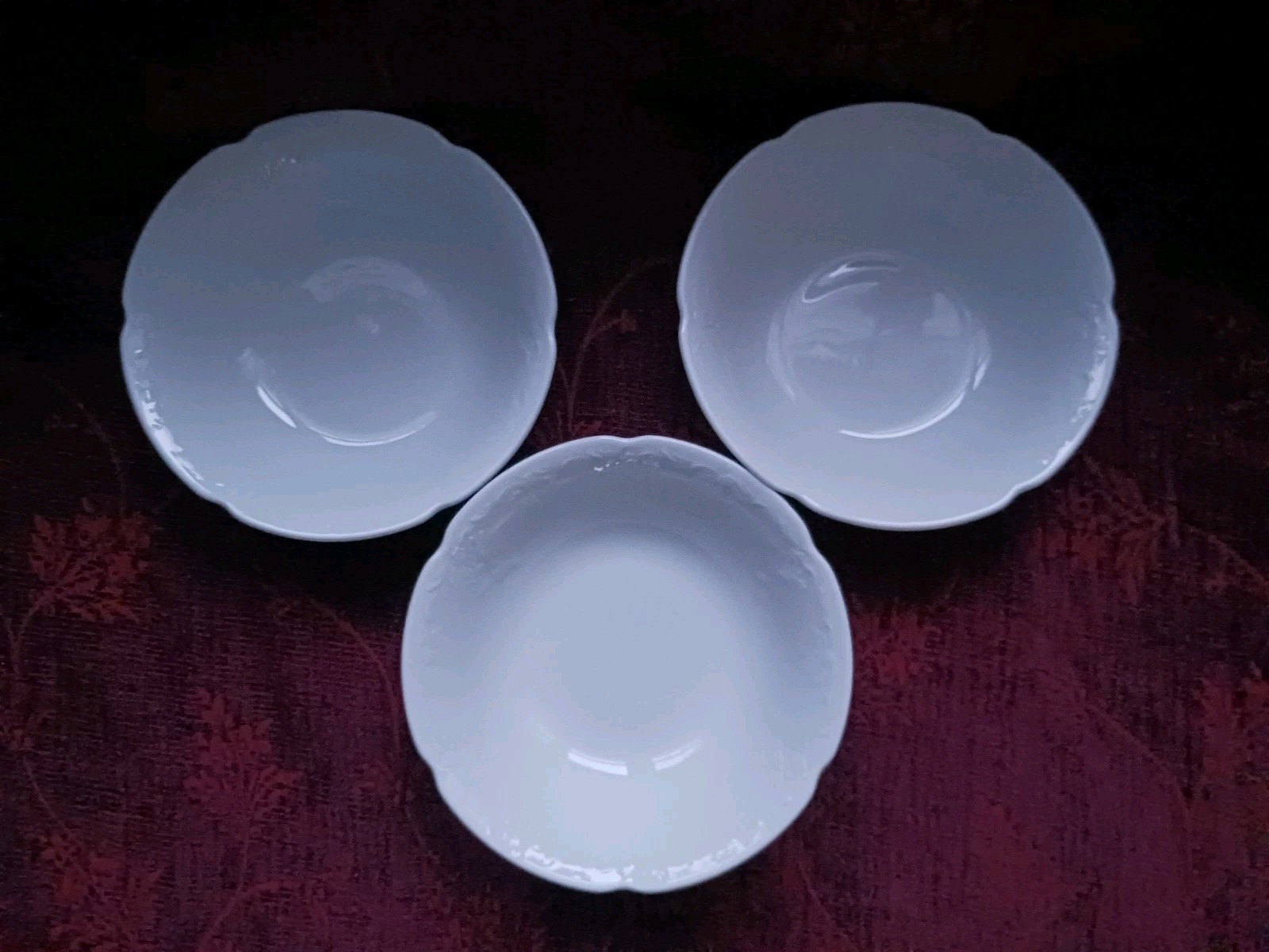 Kaiser Dubarry Cereal Bowls -Set/3- 6 1/8 in. *Appear Unused*