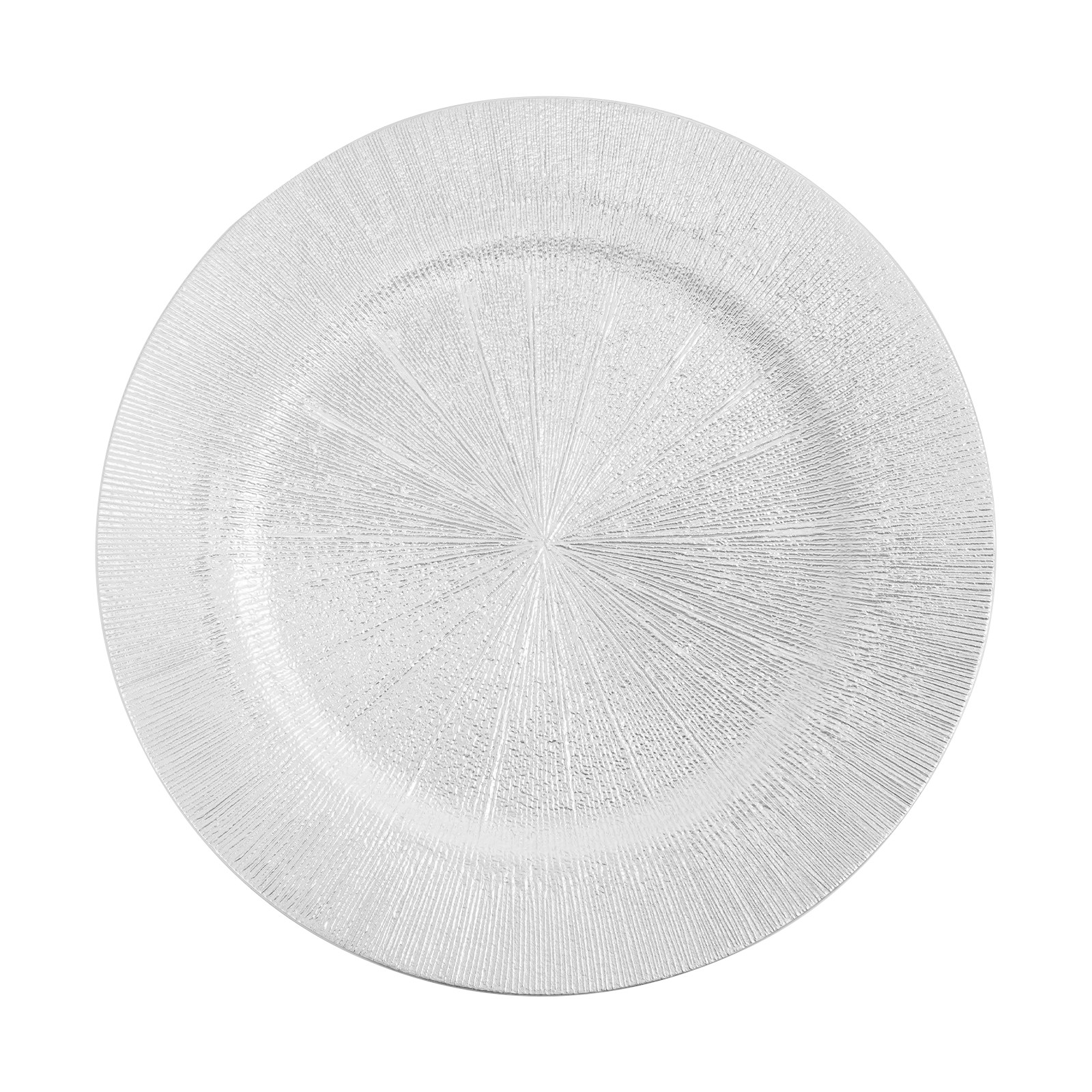 100 Pieces PP Charger Plates 33cm Charger Plates Set Party Round Charger Plates