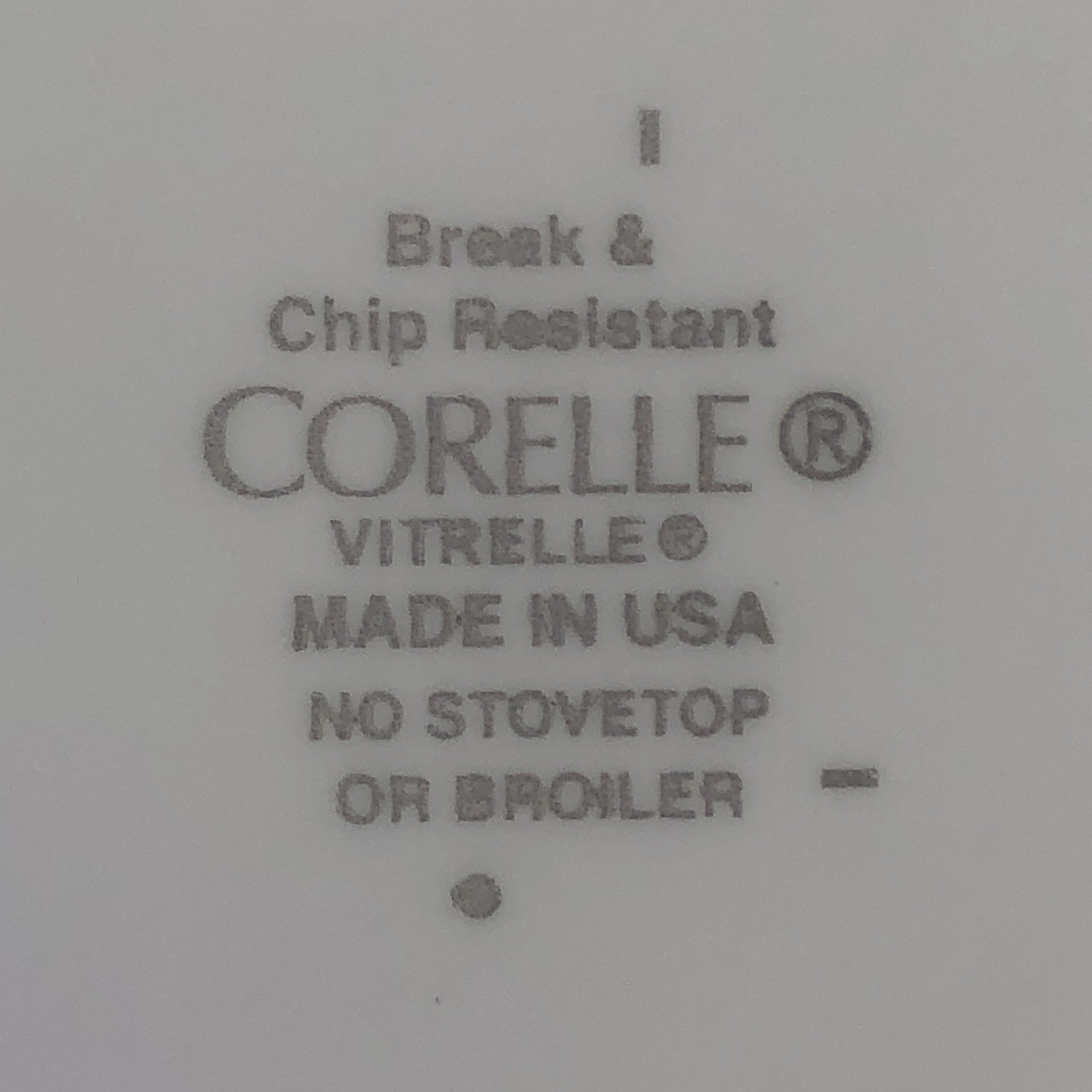 Corelle Corning Ruby Red Stripe Dinner Plate 10.25″ USA White Red Bands On Rim