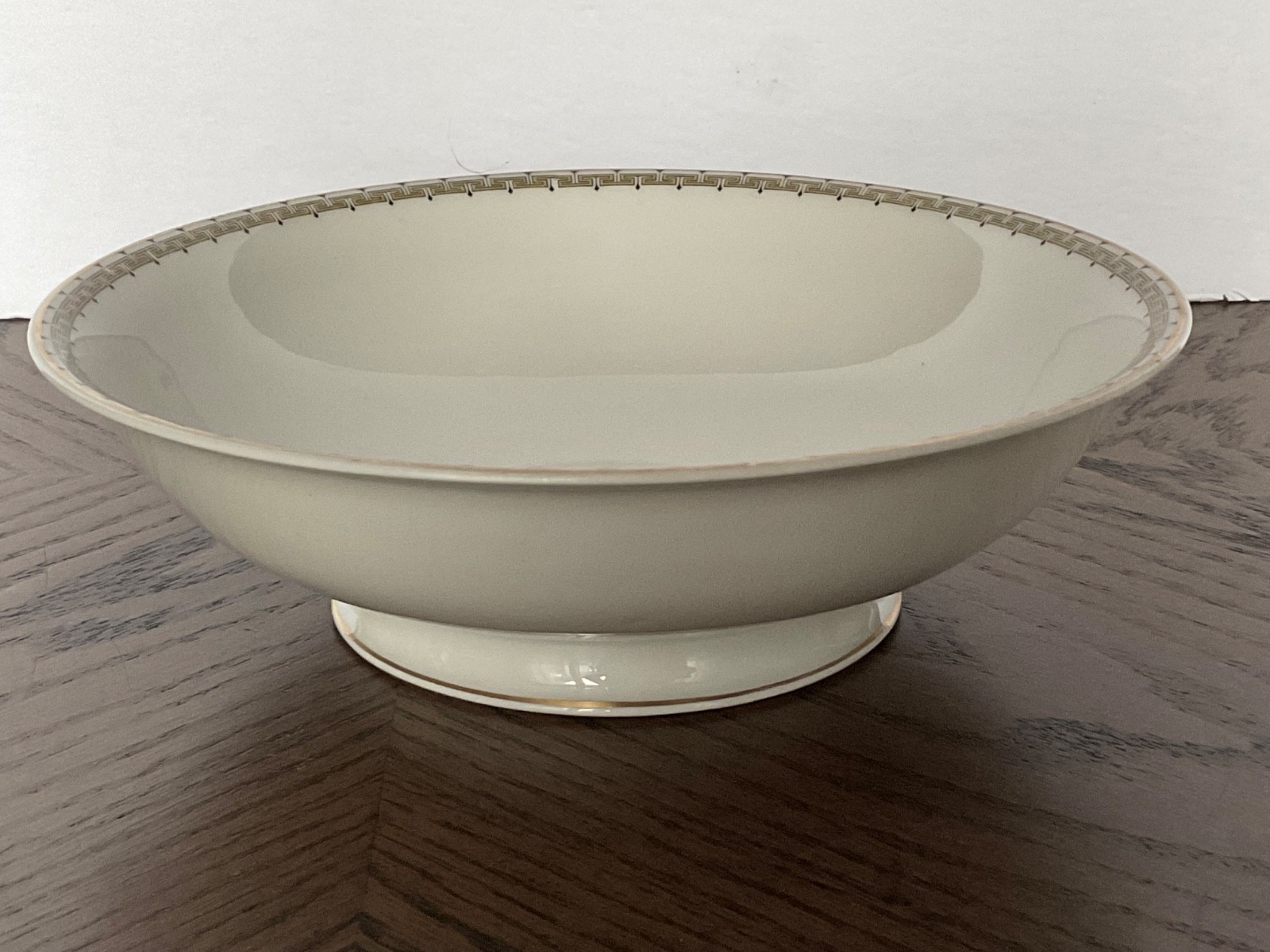 Haviland Albany Round Vegetable Bowl 9 1/8″ Greek Key