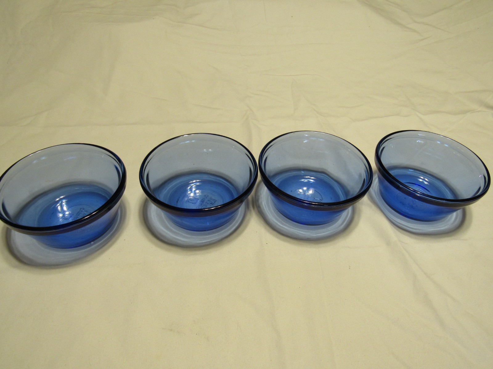 4 – anchor hocking cobalt blue ramekins