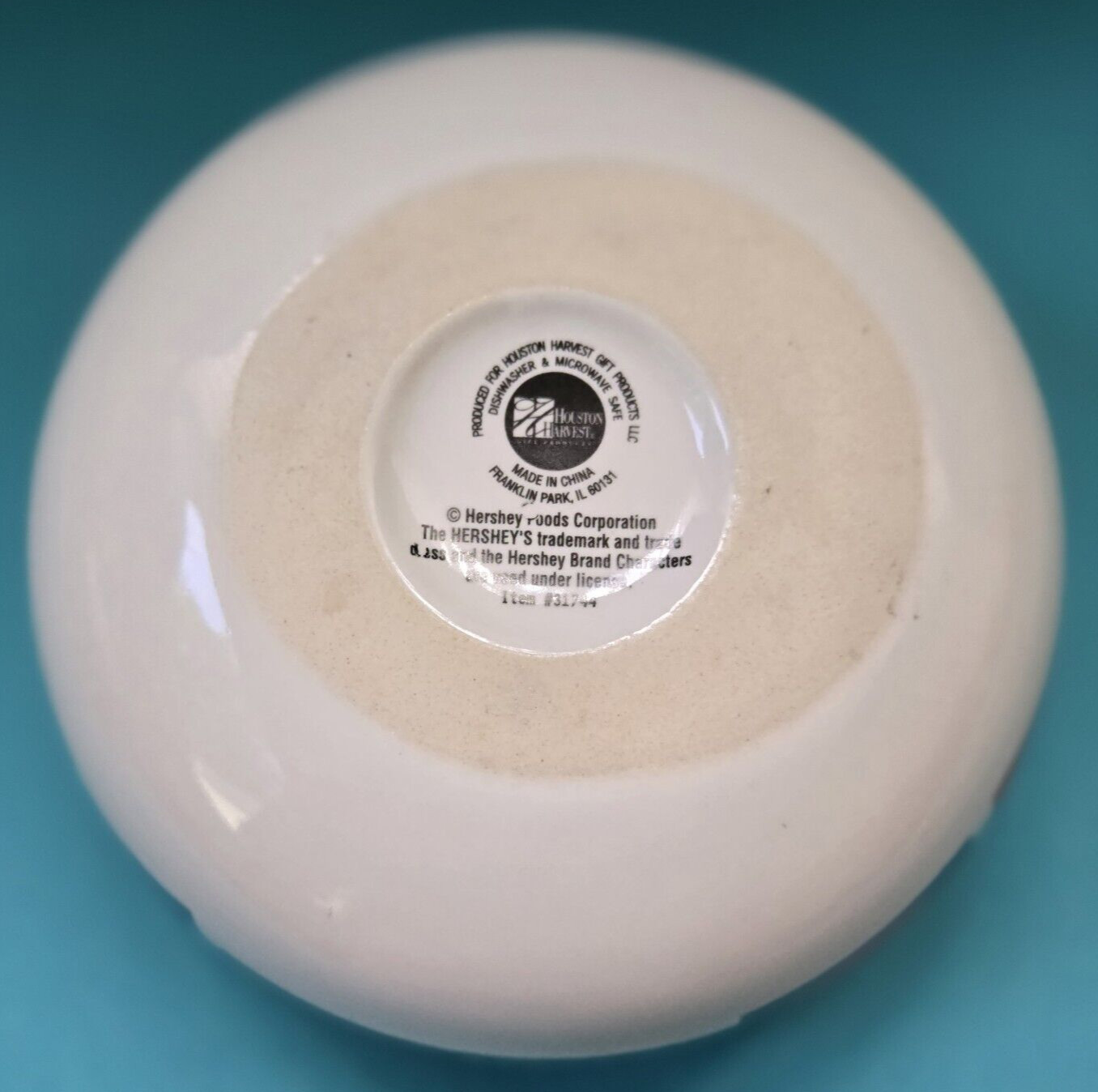 Houston Harvest Hershey’s Chocolate Syrup Ice Cream Bowls Ceramic Nostalgic