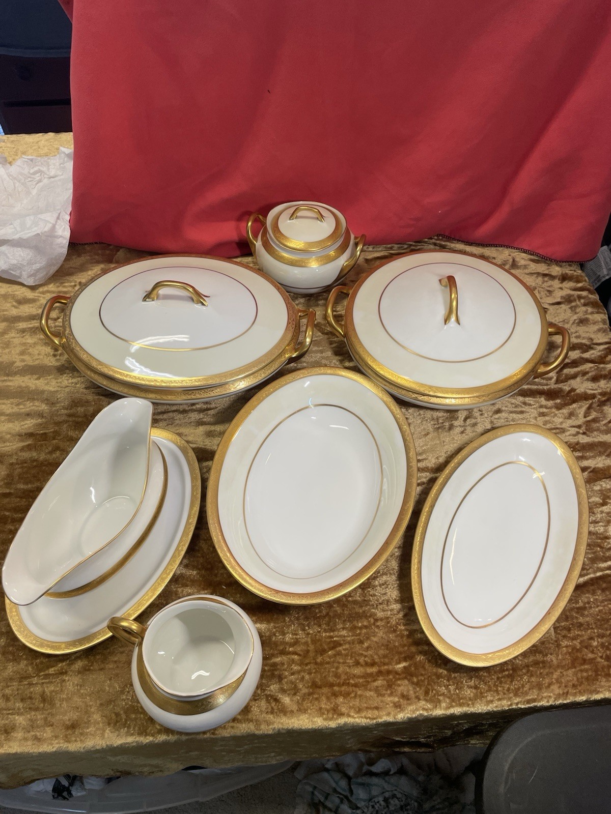 Dish Set By Hutschenreuther Serb German Porcelain Serving Ware
