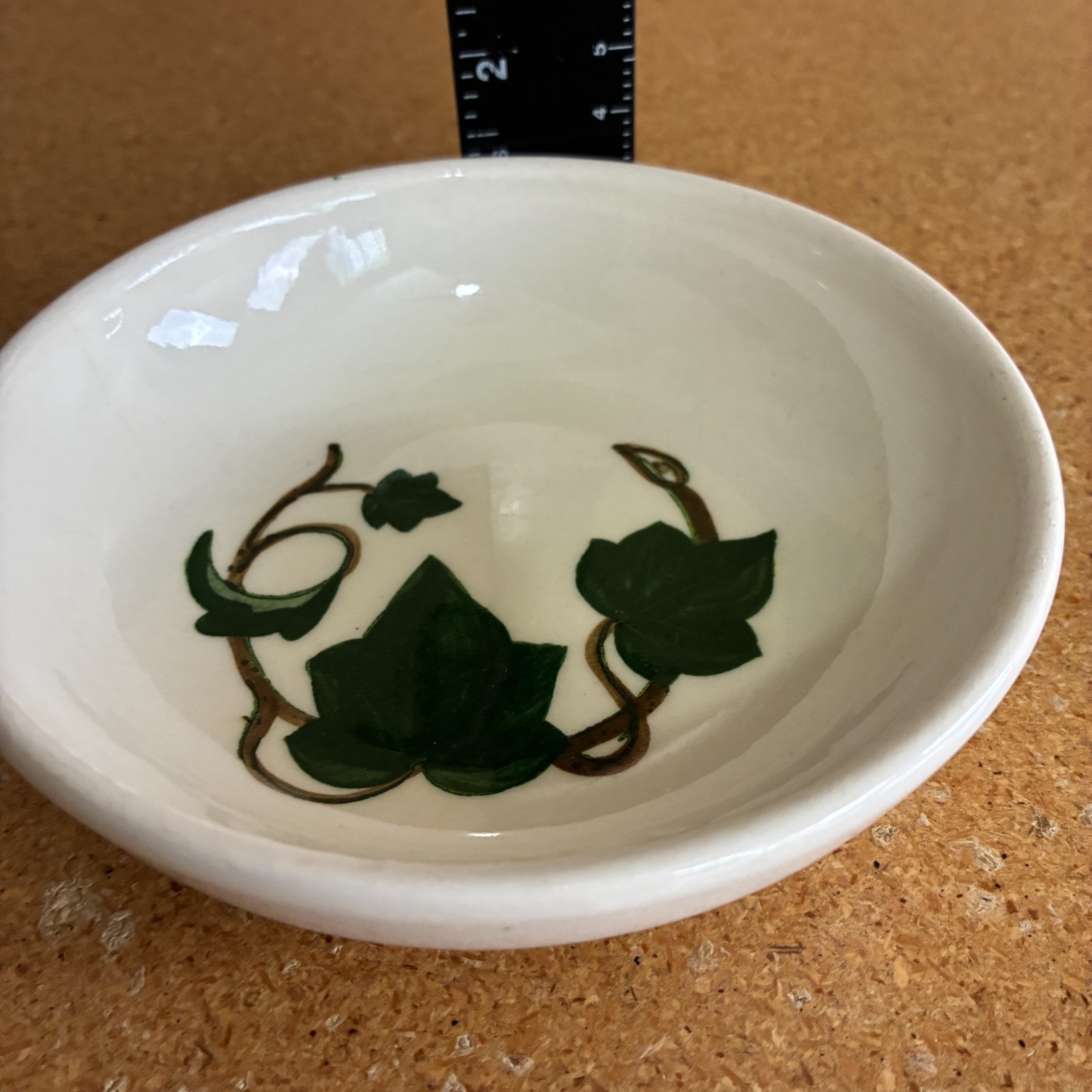 2 VTG Metlox California Ivy Poppytrail Berry Dessert Bowls 5″ Hand Painted