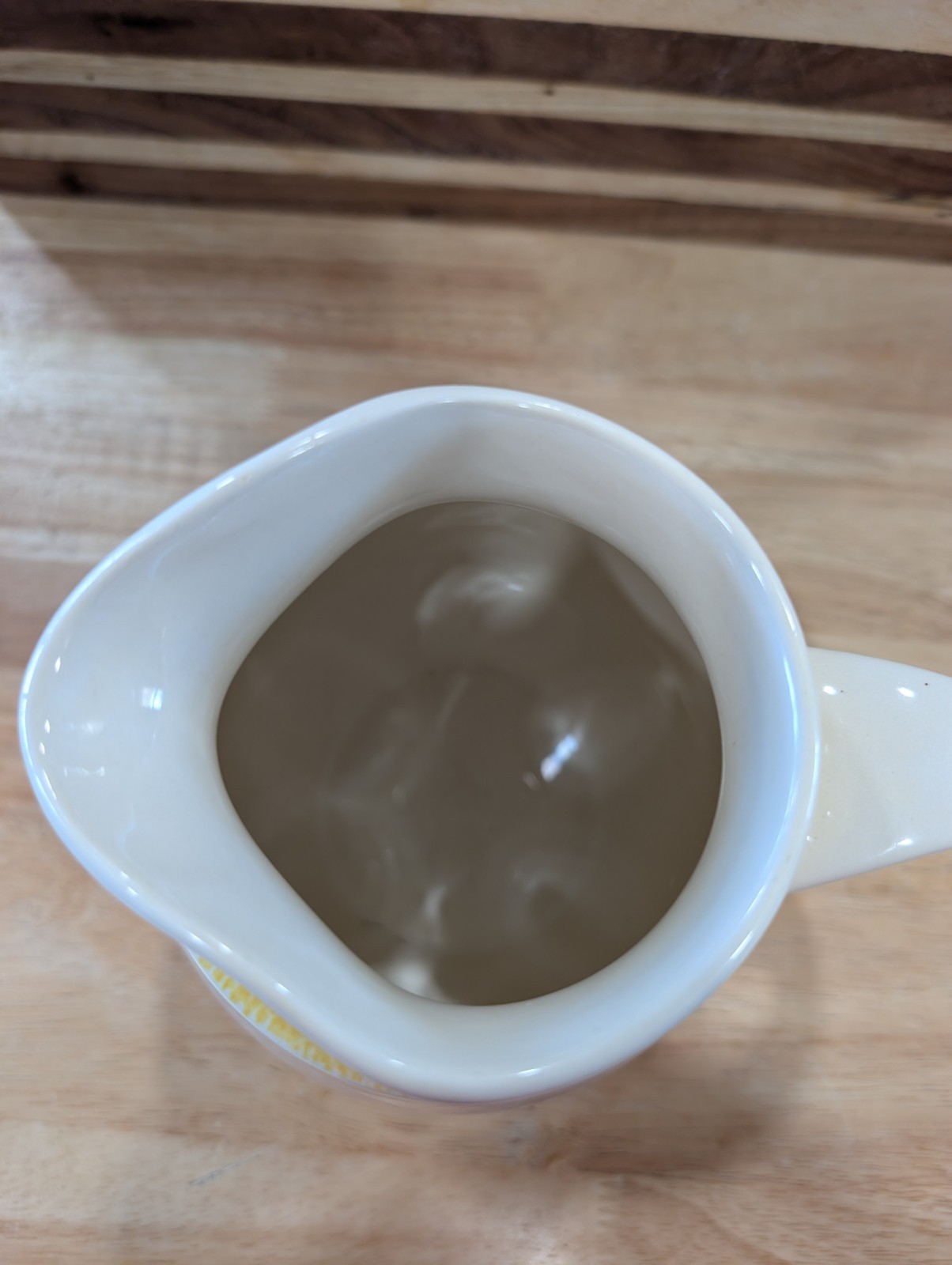 Vintage Franciscan Earthenware Sundance Creamer,Milk Pitcher W/ Saucer Set
