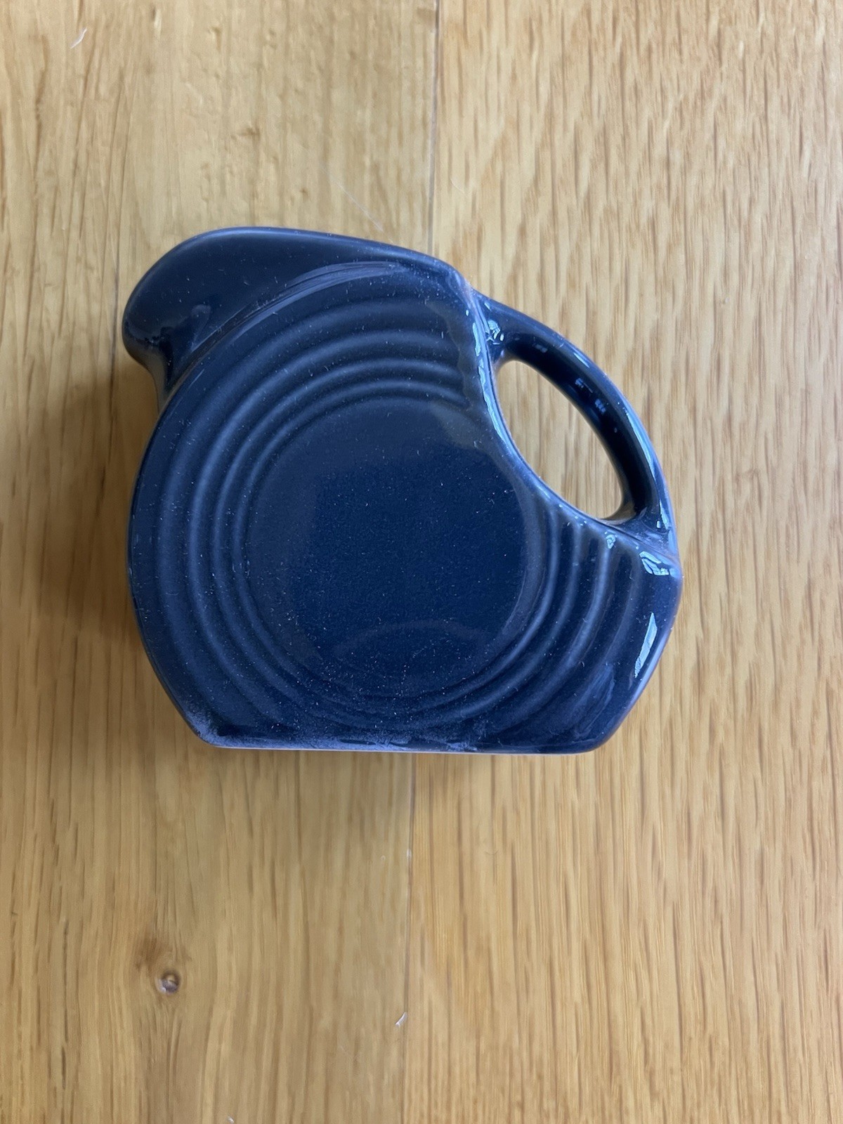 Fiesta® SLATE Dark Gray Color Mini Disk Disc Pitcher / Creamer New 1st Quality