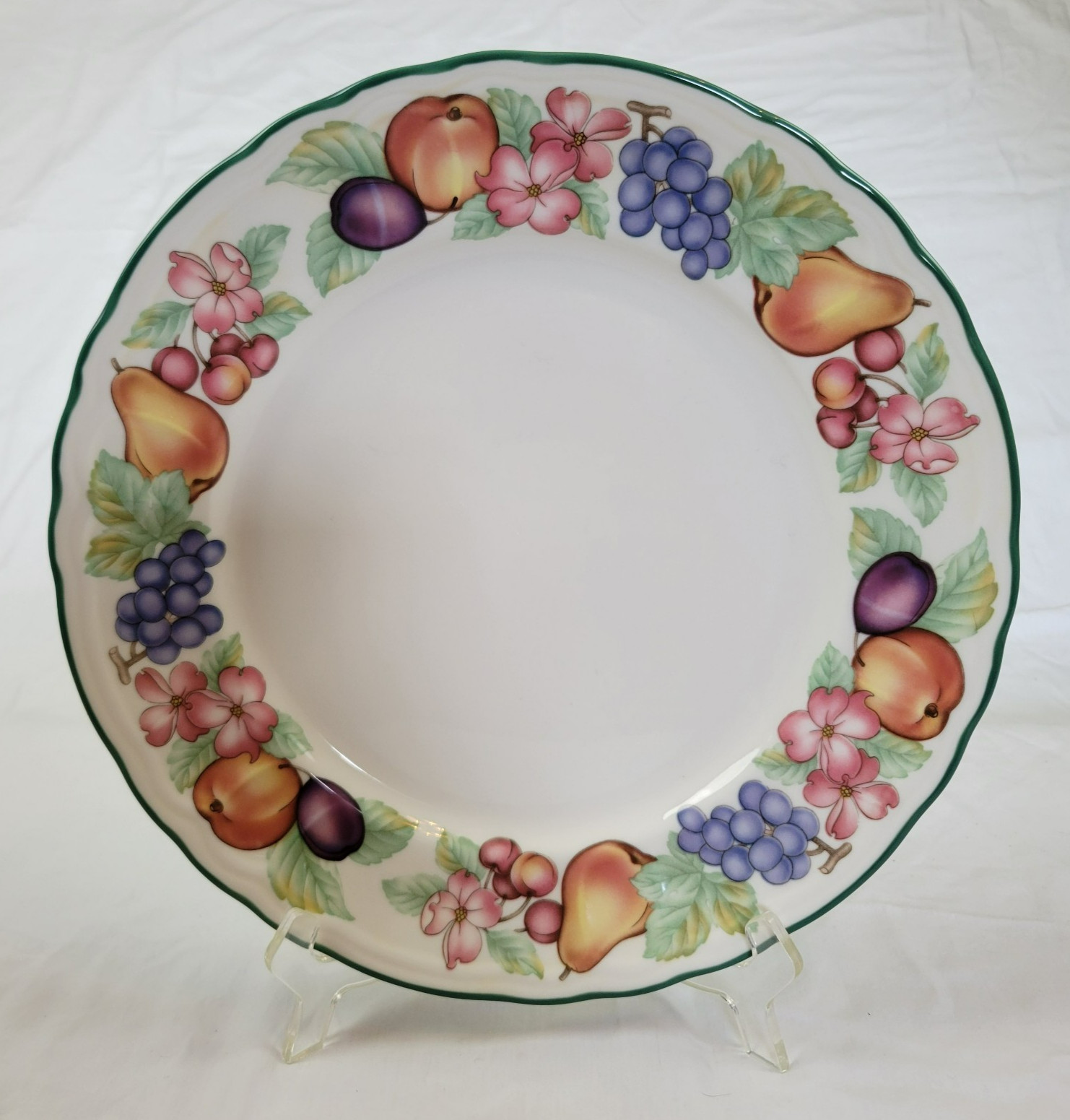 Noritake Market Day 12″ Chop Plate Round Platter Epoch Collection E801