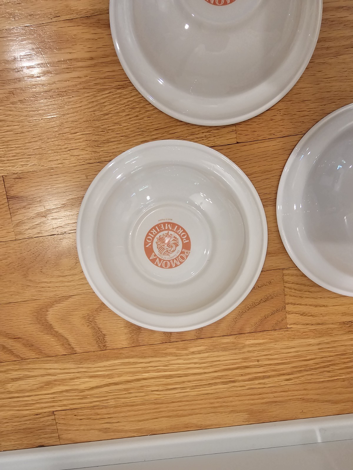 Portmeirion Pomona No Border Fruit 6.75″ Cereal Fruit Bowls Set Of 6 EUC Retired