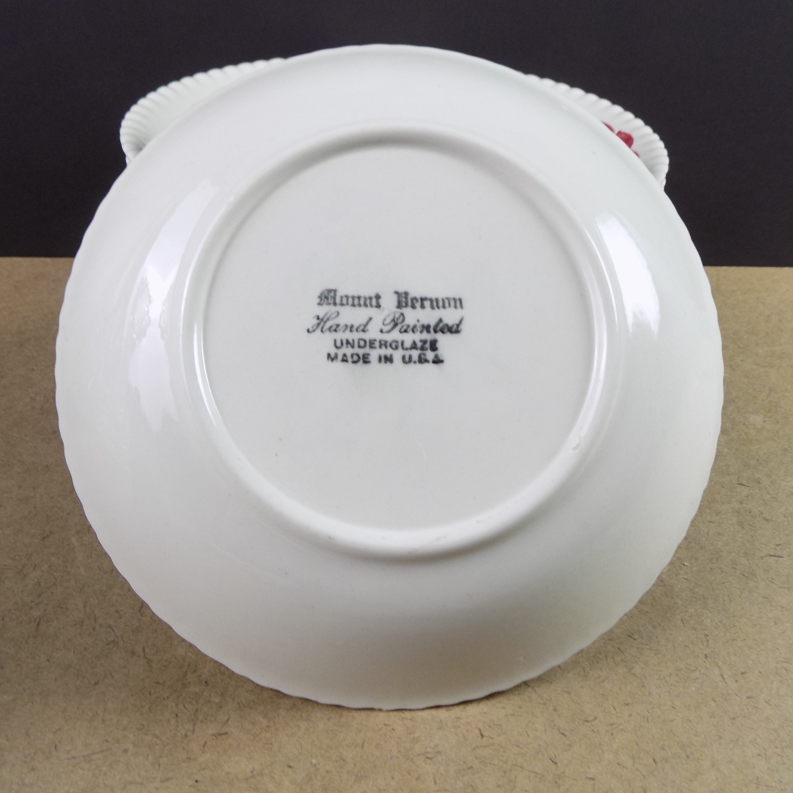 12 Blue Ridge Pottery Mardi Gras Mount Vernon Coup Soup Bowls 7-7/8″ Across VGC