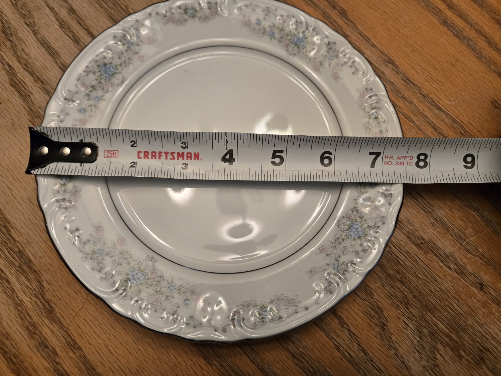 Norleans Theresa China 7.5″ Plate Floral