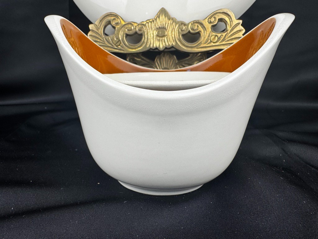 1950s Taylor Smith Autumn Harvest Ever Yours Wheat-Platter, Sugar & Creamer-3pcs