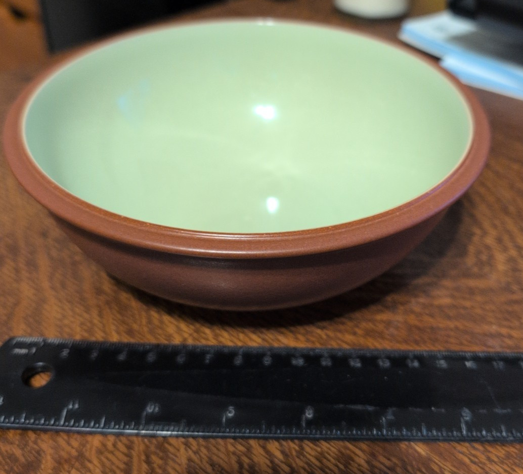Denby Juice Soup Cereal Bowl Apple Green