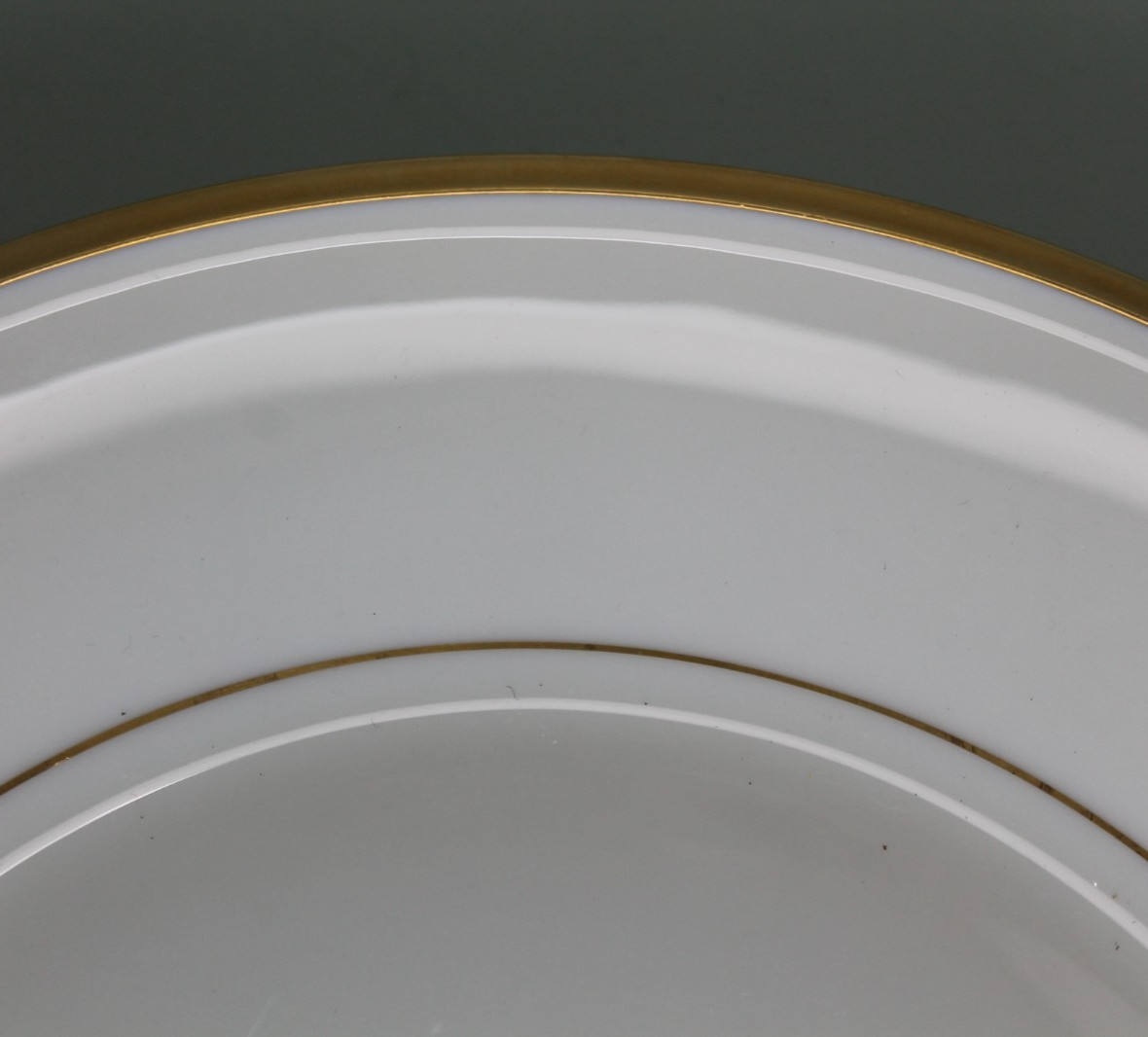 Lenox – Eternal – Dinner Plates – FOUR – 4 – USA – 10 3/4″ diameter – Gold Trim