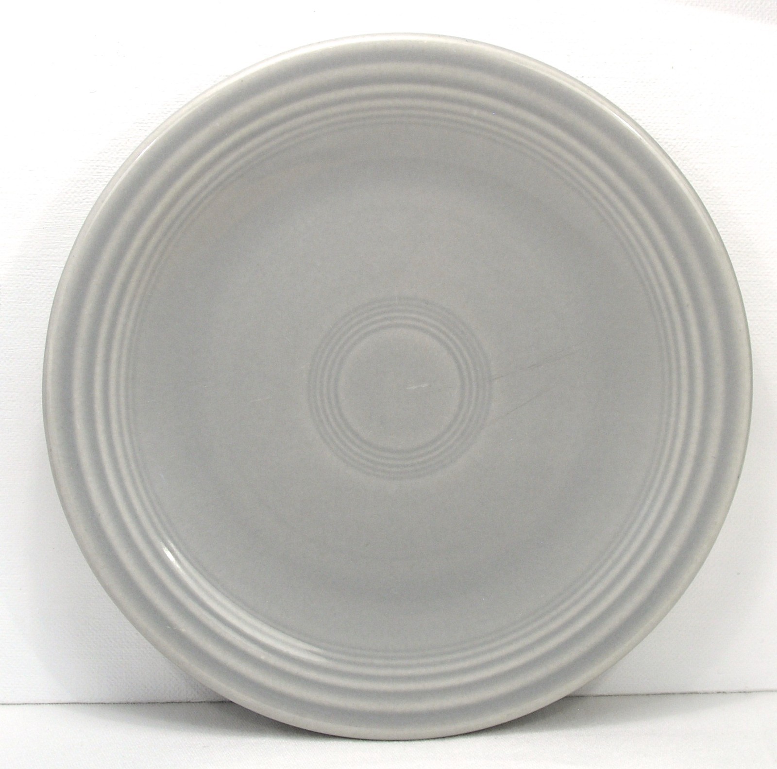 Vintage Fiesta 6″ Plate Lot (5) Gray Yellow Cobalt Blue Original 50’s Colors