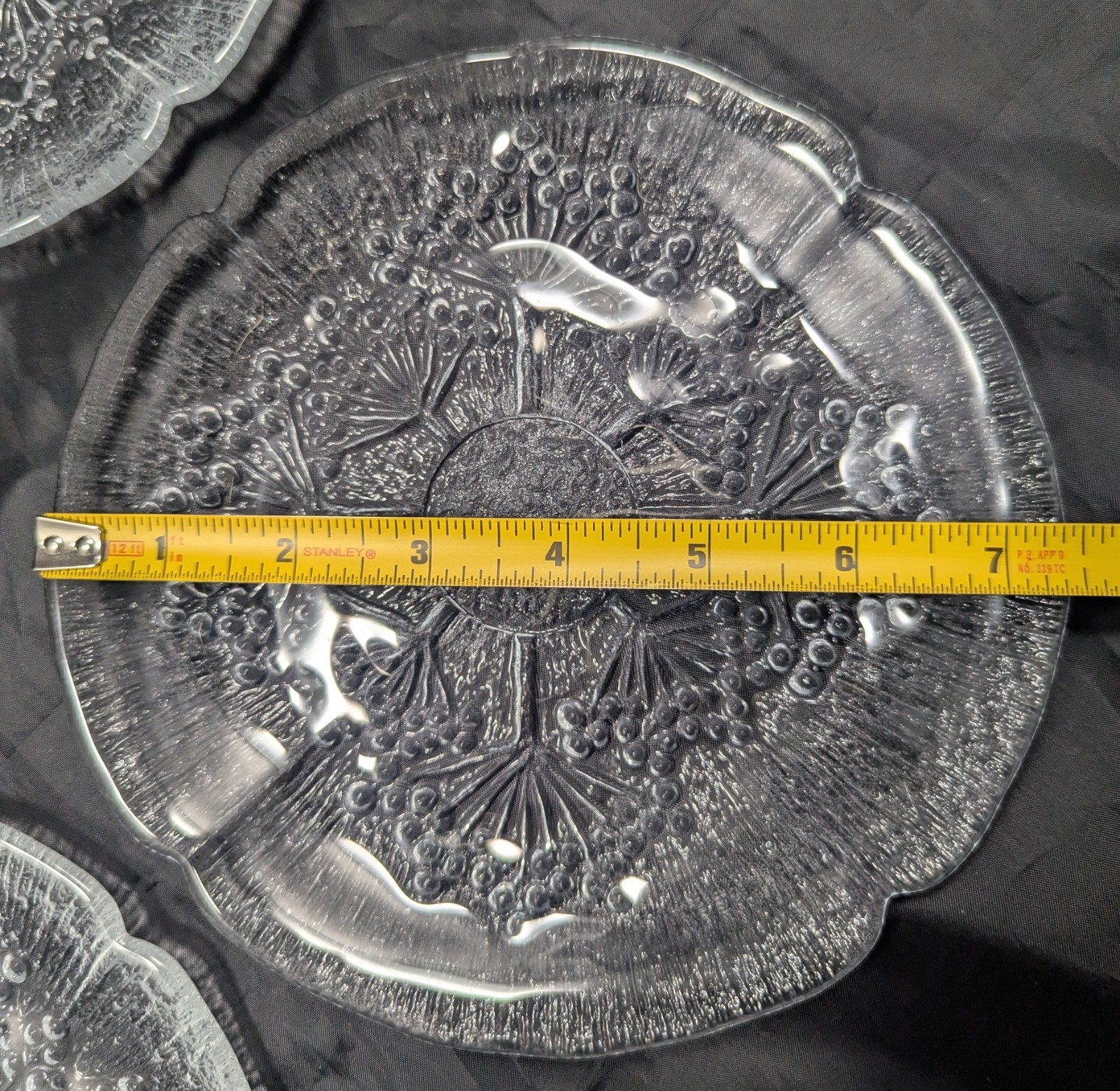 Dansk Floriform Italy 4 Dessert Plates Cow Parsley by Pertti Kallioinen 7.25″