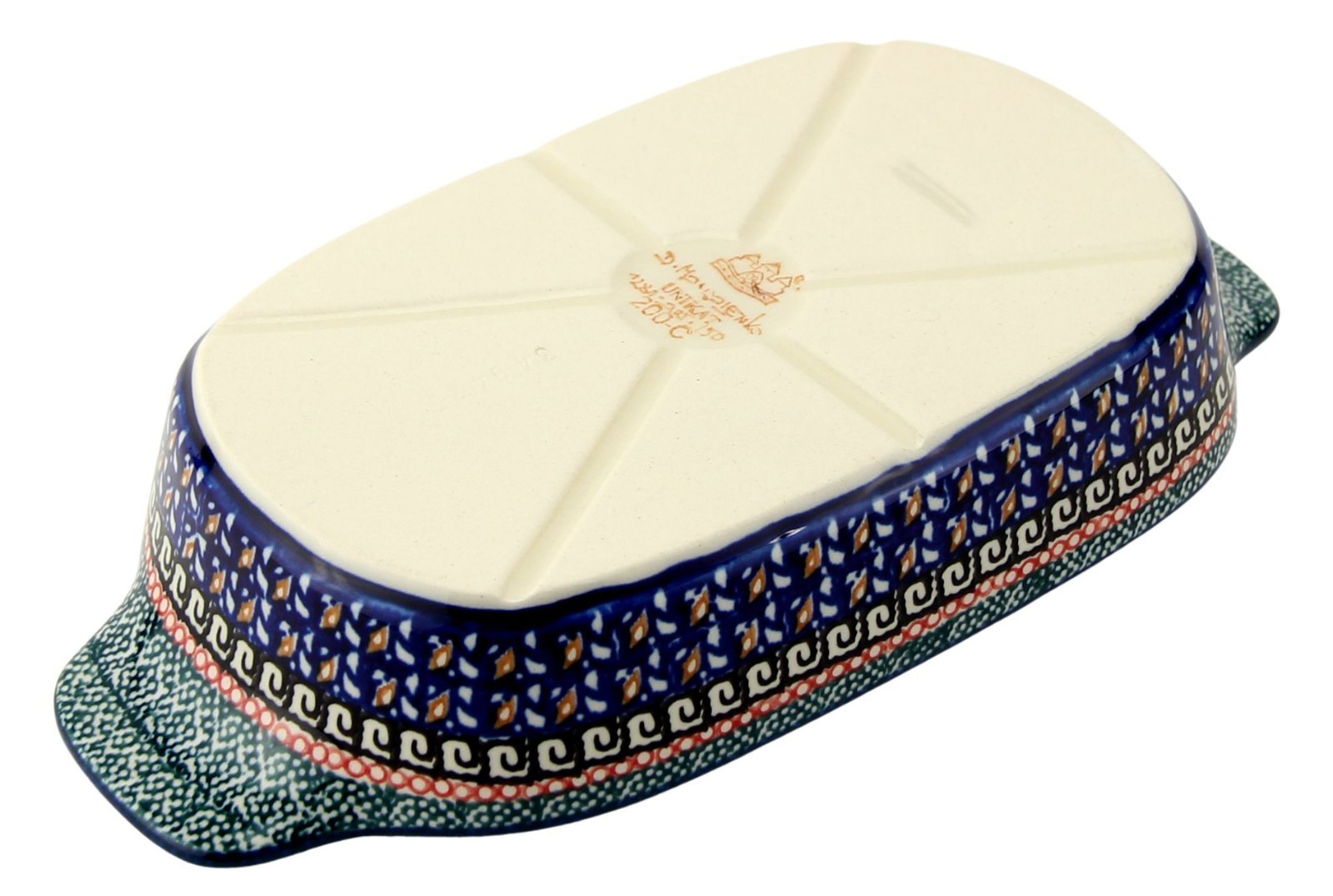 Polish Pottery Rectangular Serving Dish Handmade by Zaklady Boleslawiec