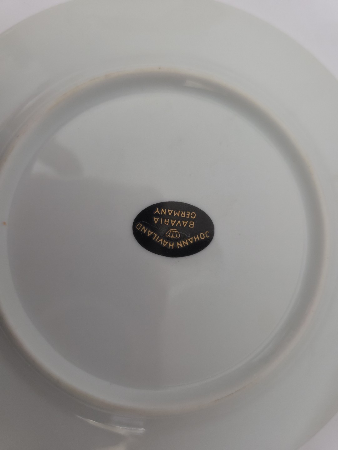 Johann Haviland Twilight Rose 6” Plates Bavaria Germany