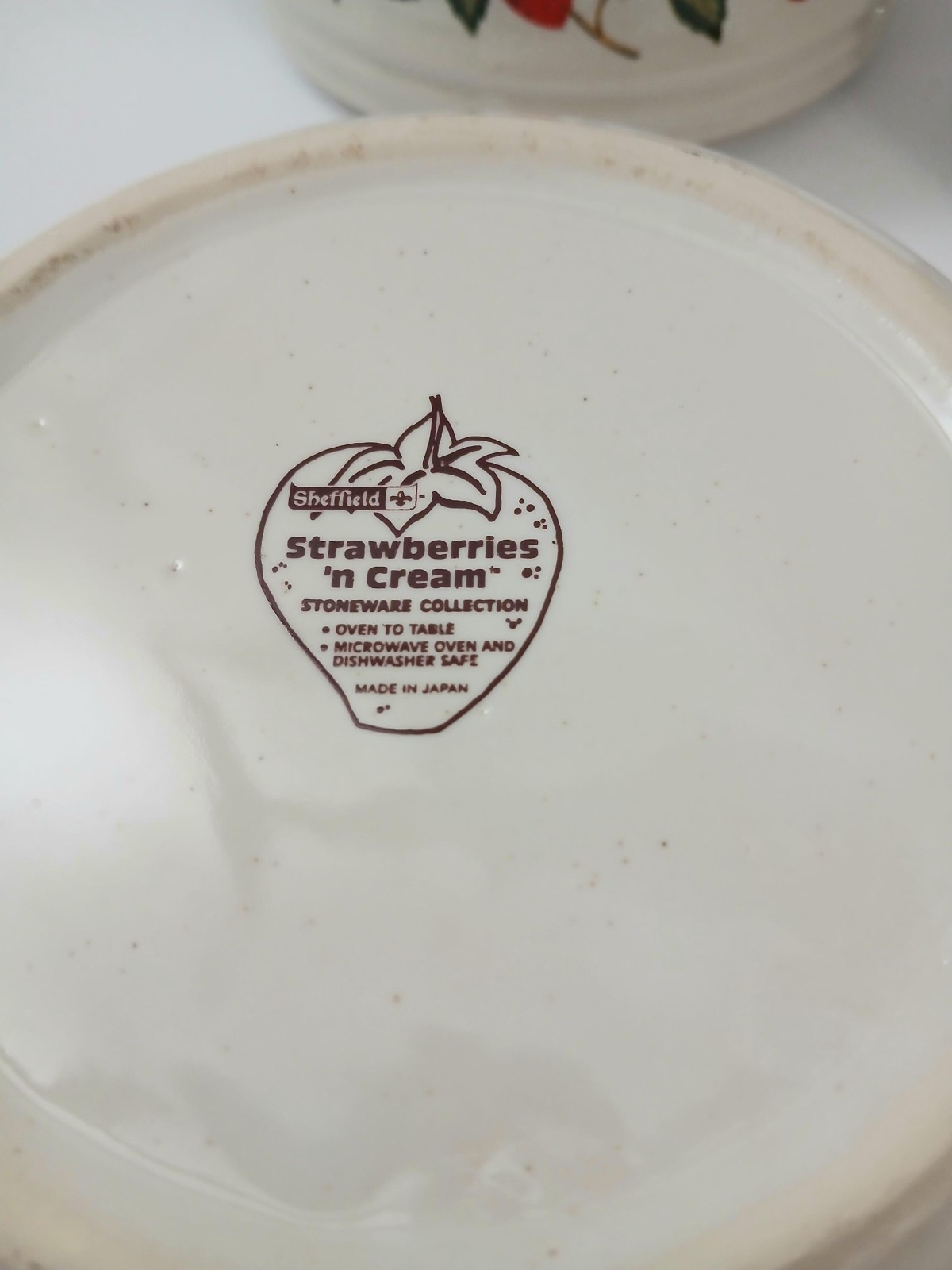 Sheffield Strawberries ‘n Cream Set of 3 Individual Casserole Dishes 1970s Retro