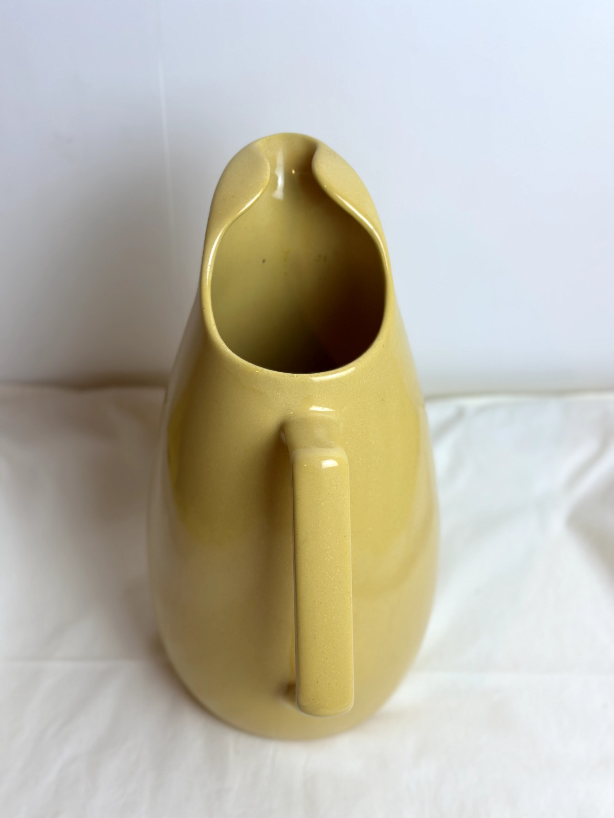 La Solana Yellow Large Serving Pitcher, 11 1/4″.
