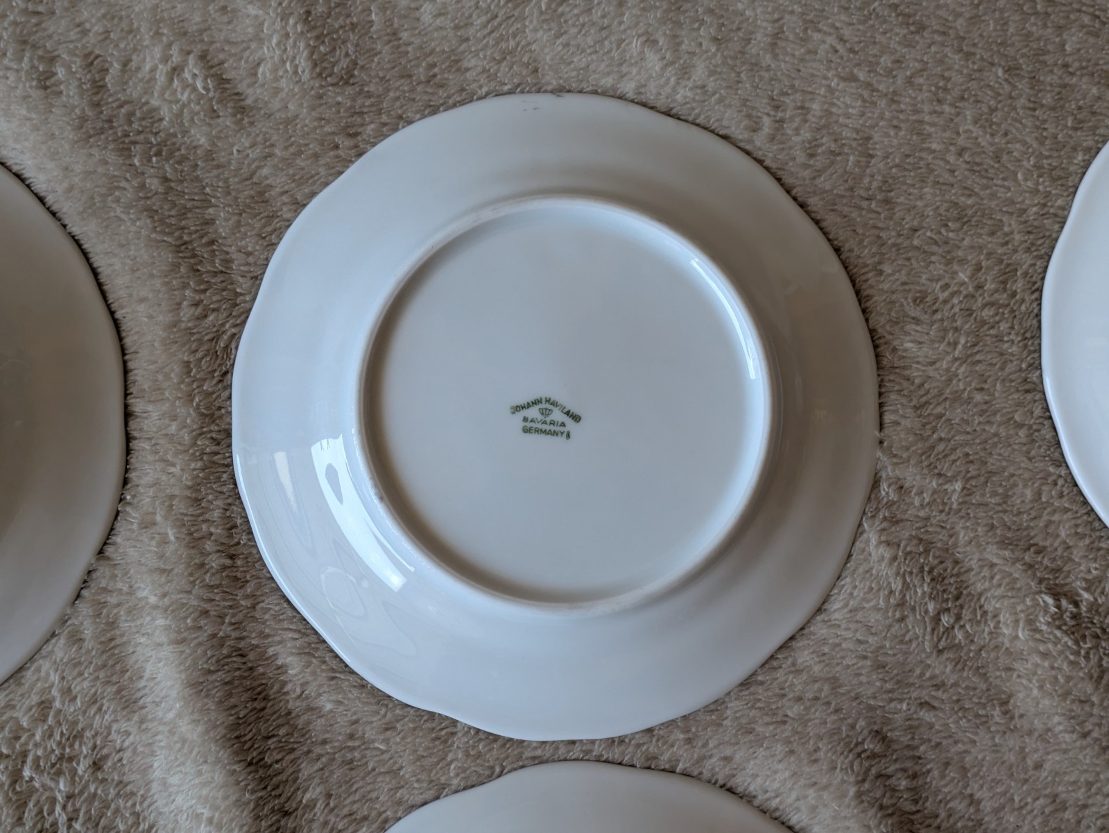 Johann Haviland Bavaria Germany Blue Garland 6.25″ Bread Butter Plate set of 8
