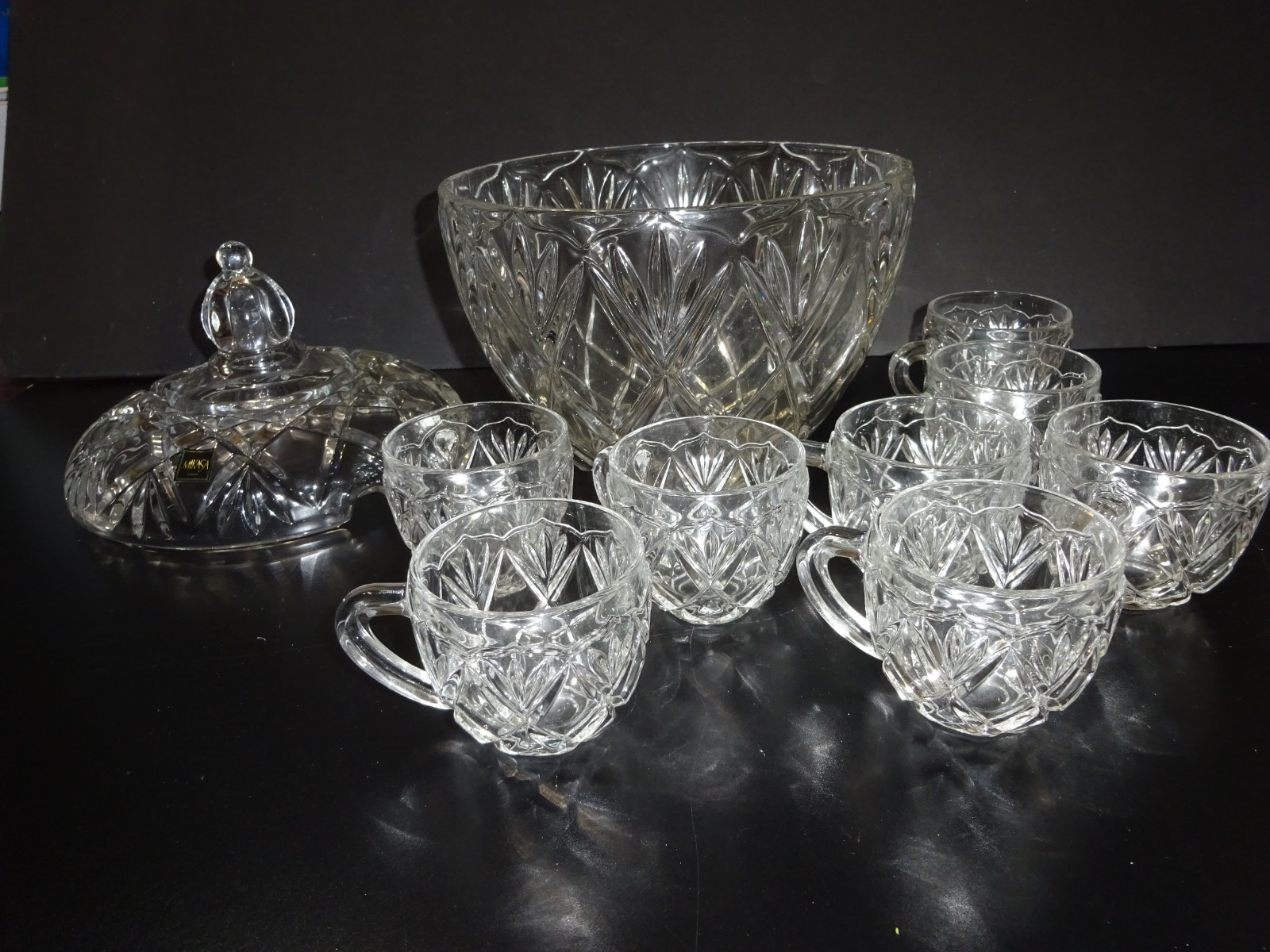 Mikasa Roxborough SA 809/951 Punch Bowl Set 10 pc Germany NIB CR16