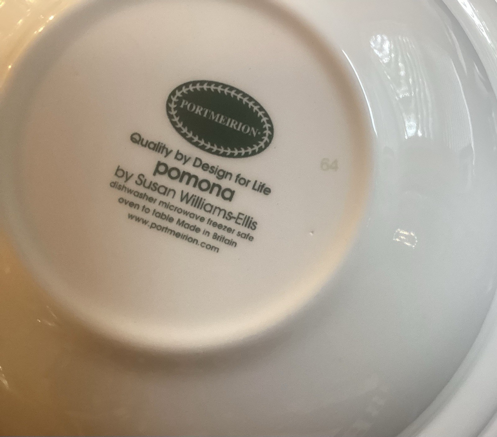 Portmeirion Pomona Rimmed Soup Bowls – Set Of 6