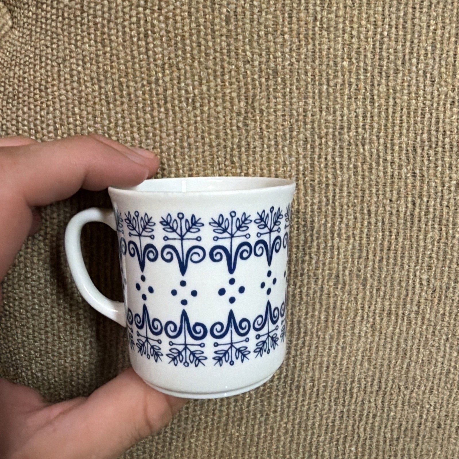 Lot of 2 Vintage MCM Scandinavian Cup & Saucer Sets Norway & Sweden