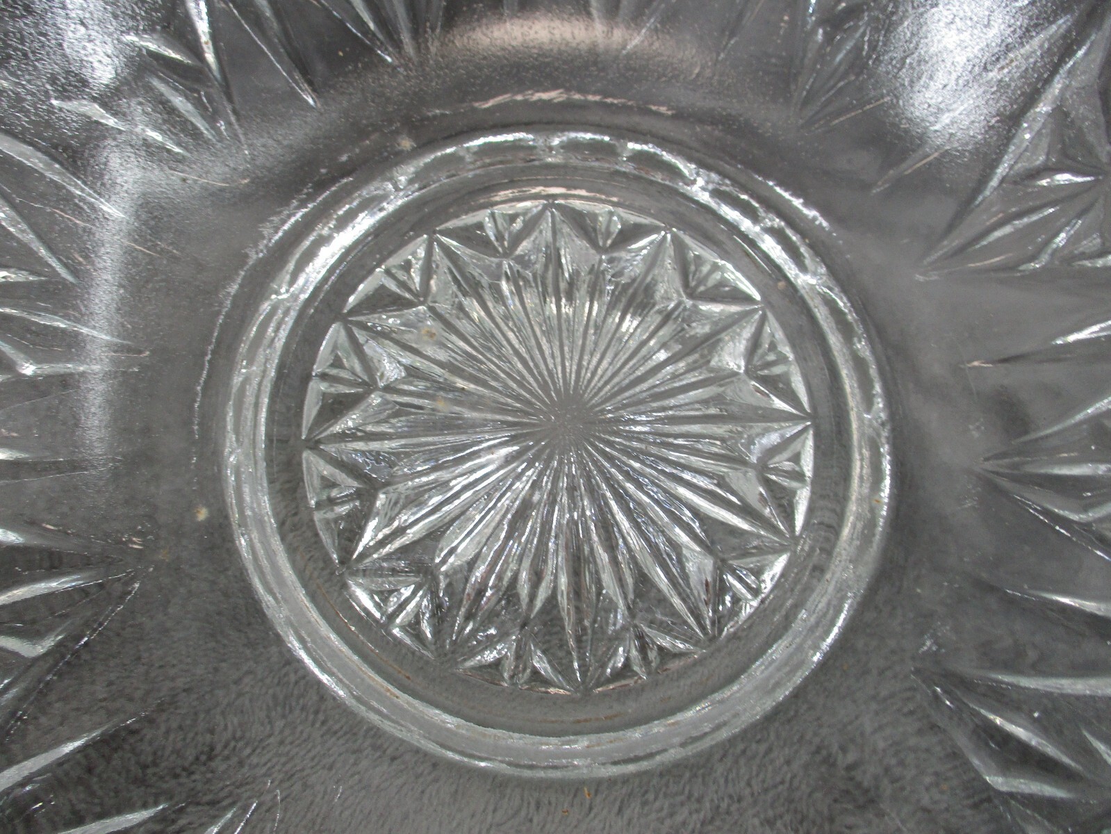 Hazel Atlas William Sport Punch Bowl Cups Hooks Set Square Crystal Cut 25 Piece