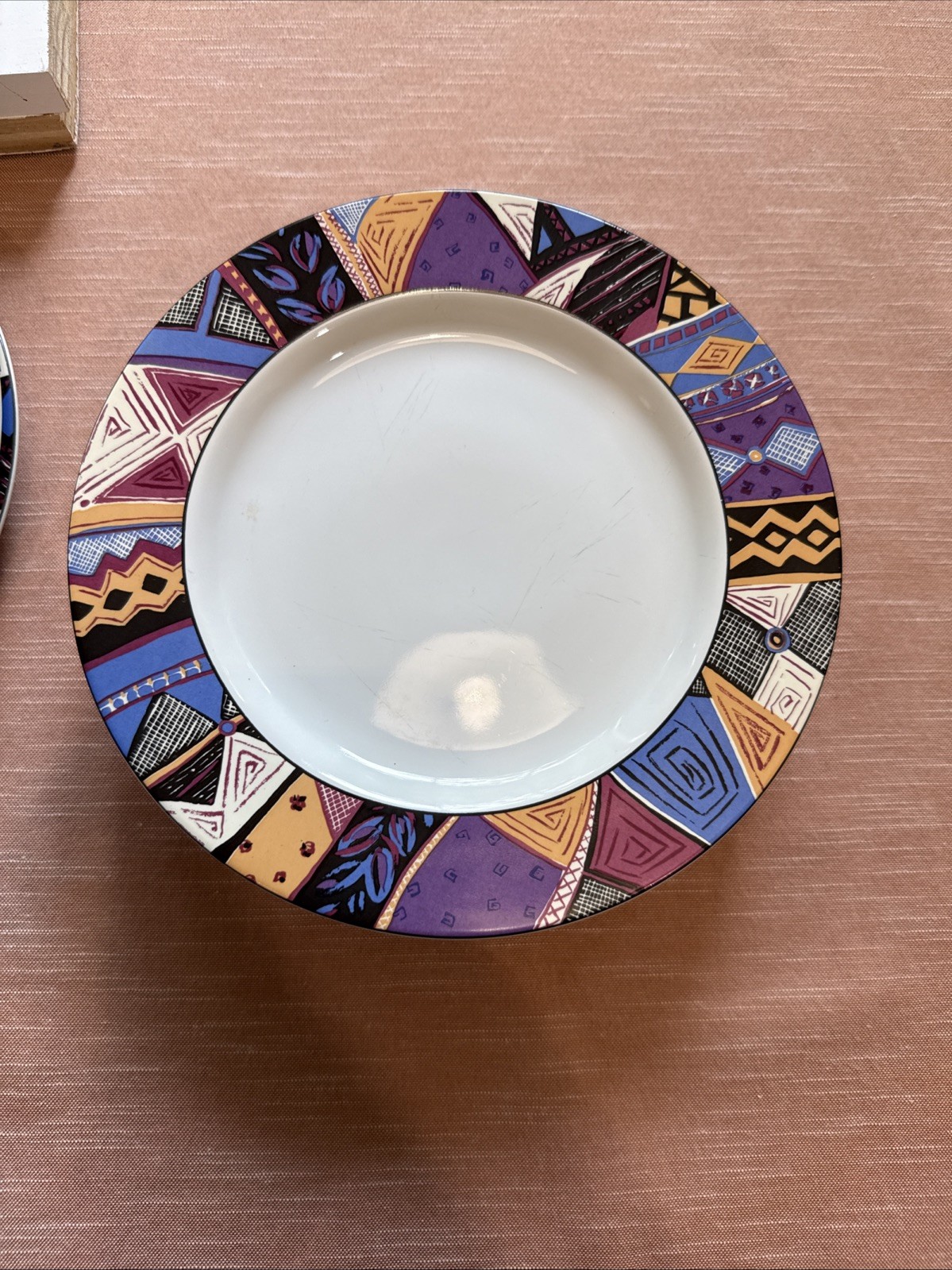 Sakura Masquerade Salad Plate Made In Indonesia 1992