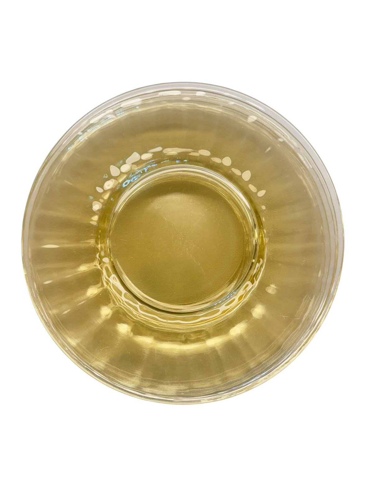 Vtg 1930s Fostoria Fairfax Topaz Yellow Glass Luncheon Plate Set of 6 8.25″ 2375