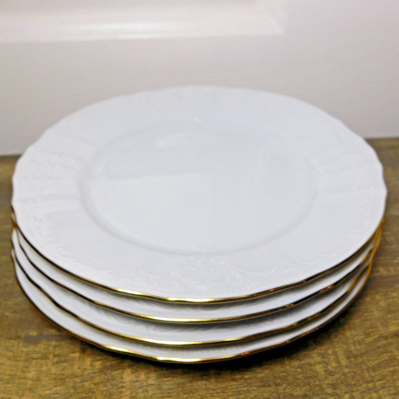 Bernardotte Ivory BOSCOV’S European Collection Czech 6.75″ BREAD PLATE Lot 4