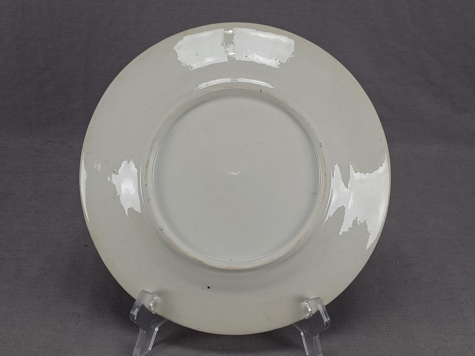 Chamberlain Worcester Gold Floral & Cobalt Border 9 1/8 Inch Plate C1800-1820 B