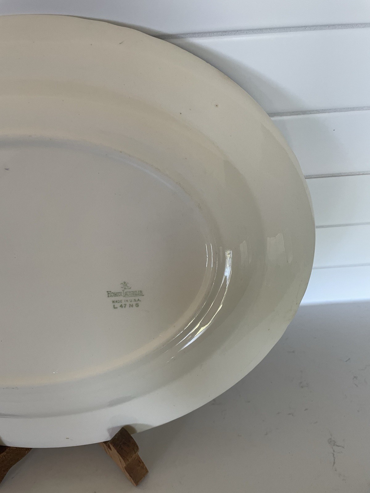 Homer Laughlin eggshell Georgian Serving Platter 13 3/4 x 11 Inches