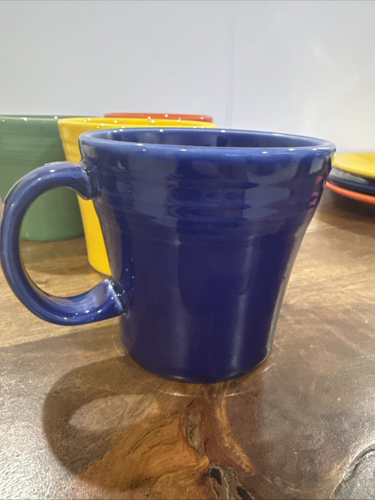 4 FIESTAWARE TAPERED MUG 15 oz Twilight Poppy Meadow Daffodil Mix
