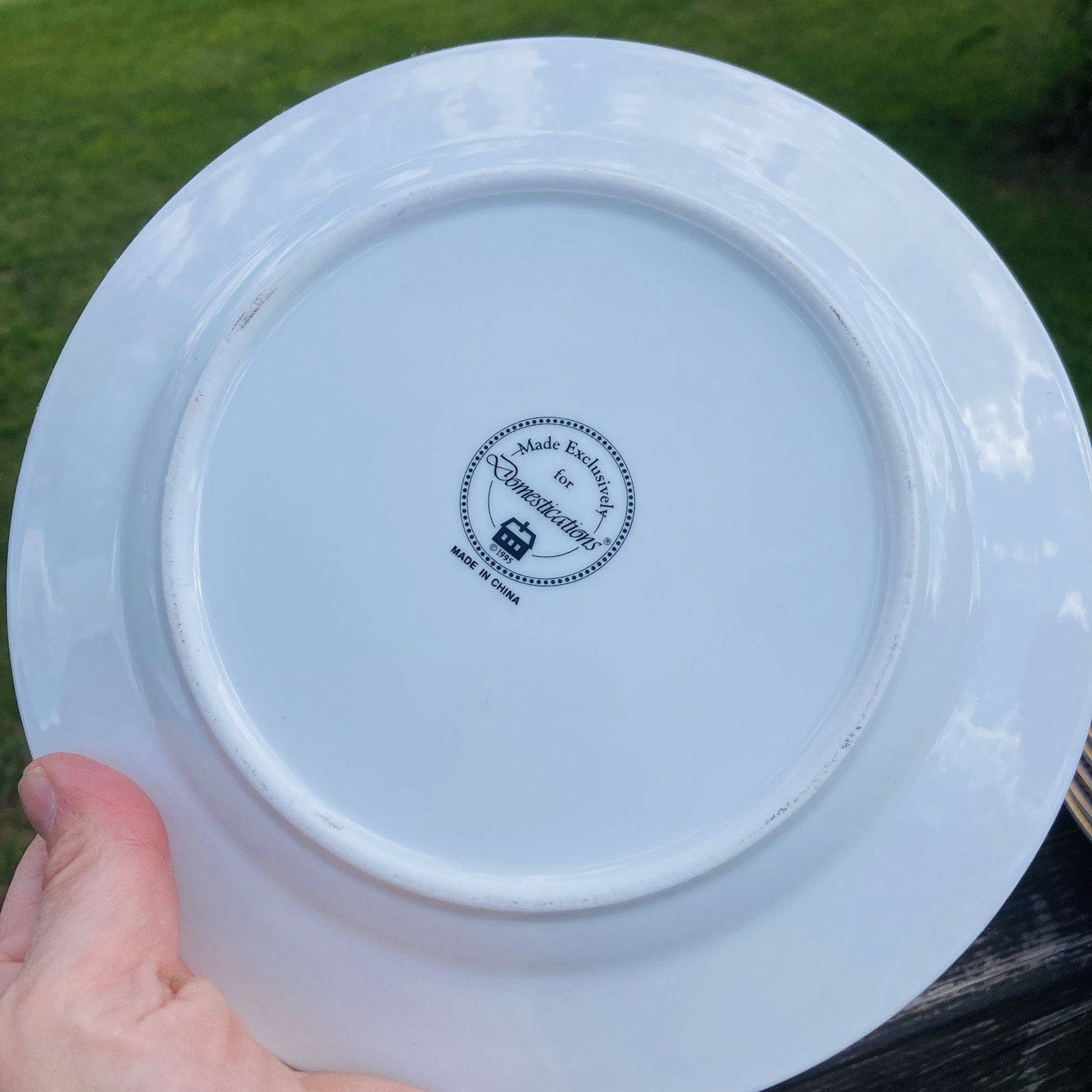 Vintage 12 Days Of Christmas 8″ Salad Plates Domestications Complete Set