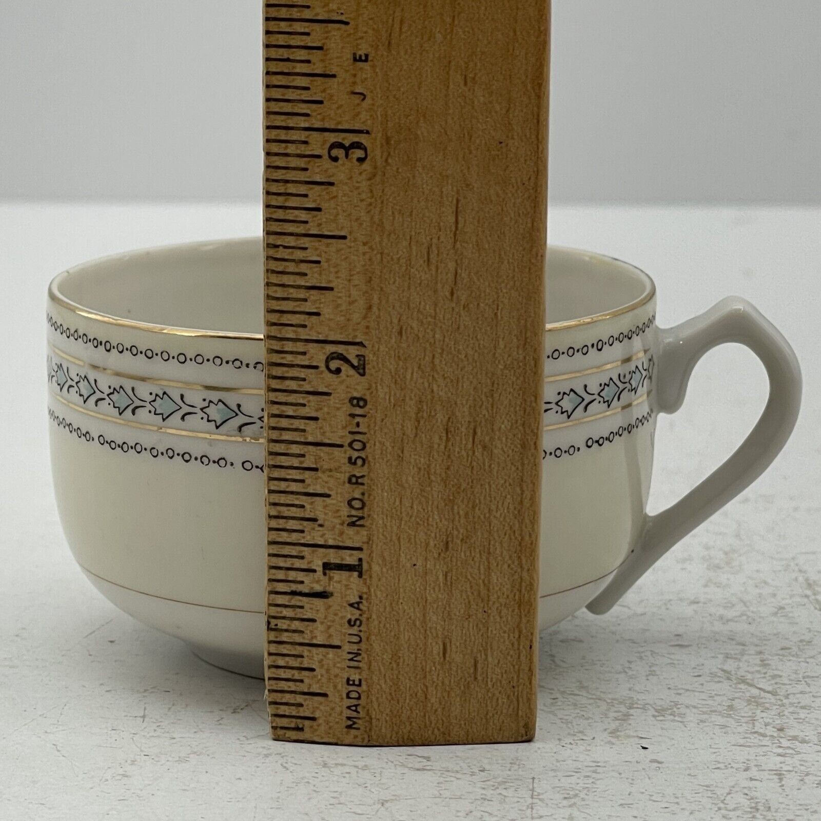 Vintage Coffee Cup And Saucer Plate Hand Painted Made In Occupied Japan