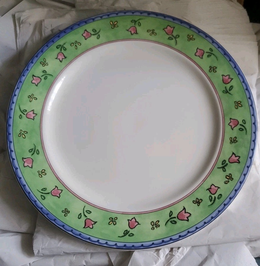 Sango Watercolors by Sue Zipkin 3004 Round Platter 12 3/4″