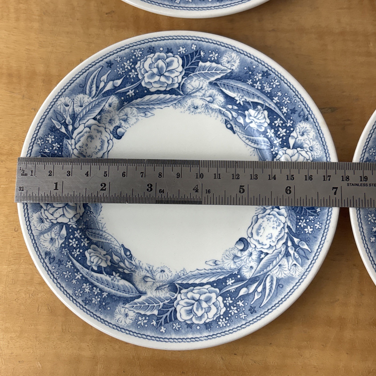 Pomona College Blue by Wedgwood Bread Plate Set of 4