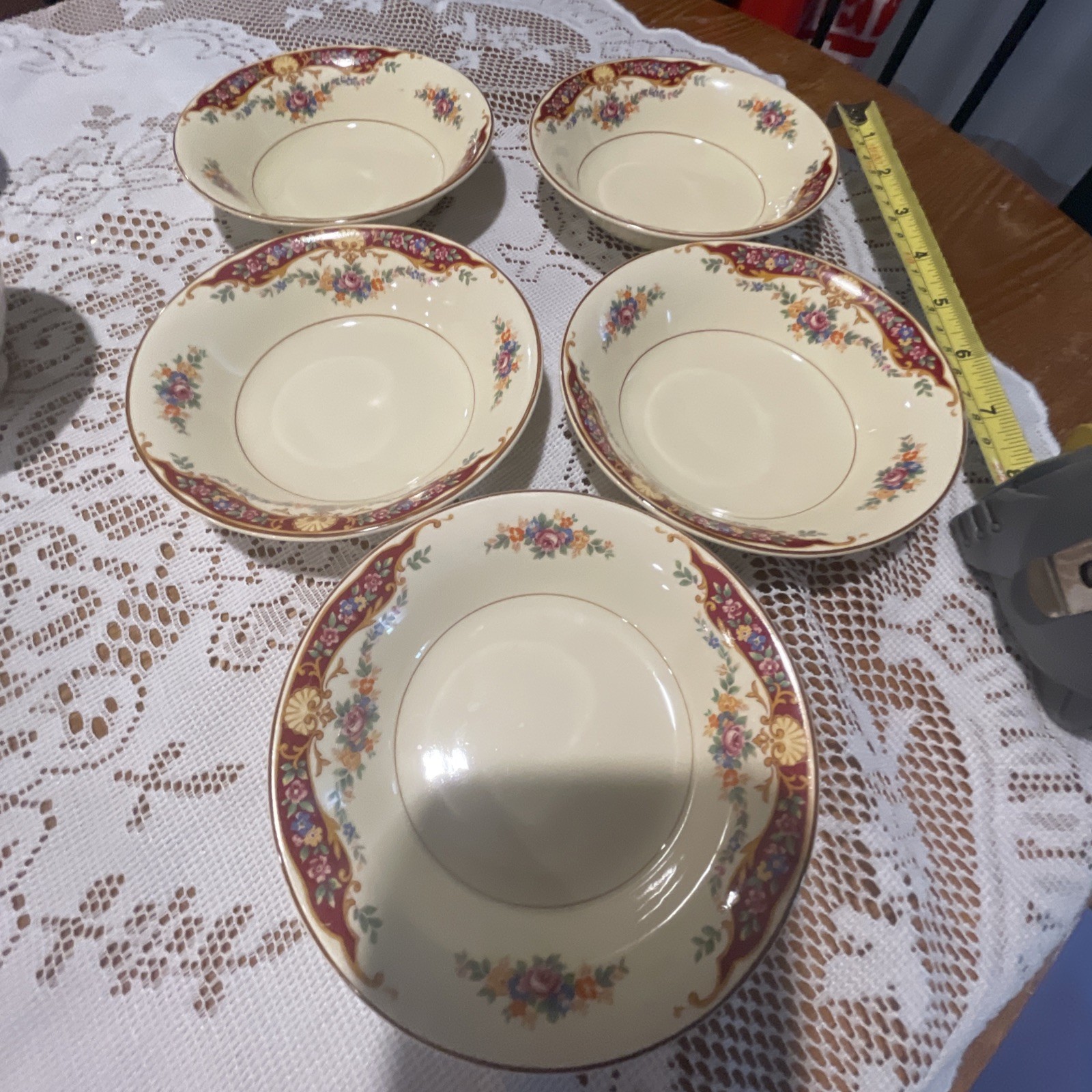myott staffordshire england china 5in. Wide 1in.high Round