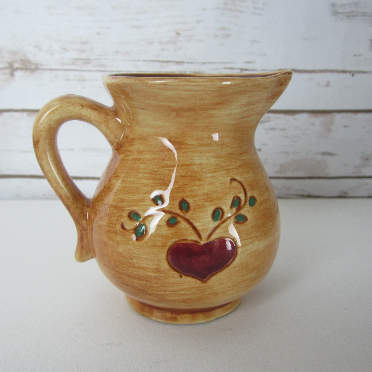 Vintage Pennsbury Pottery Creamer Pitcher Amish Woman Collectible USA