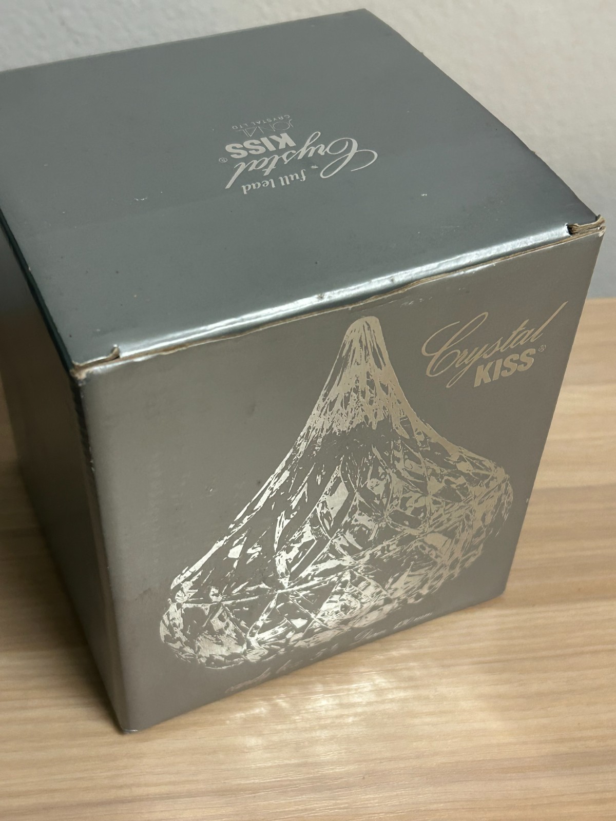 Hershey’s Kiss Lead Crystal Two-Piece Dish by Jonal Complete In Box