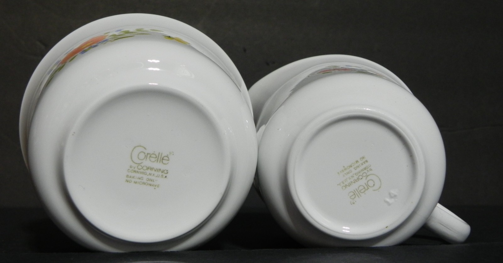 Corelle Spring Meadow Creamer and Sugar Bowl with lid