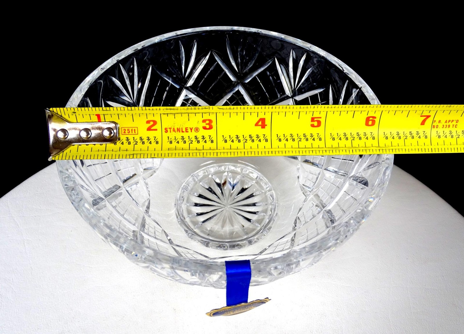 TIPPERARY SIGNED BRILLIANT CRYSTAL GRANVILLE SUITE 6 1/2″ FOOTED BOWL 1994-1997