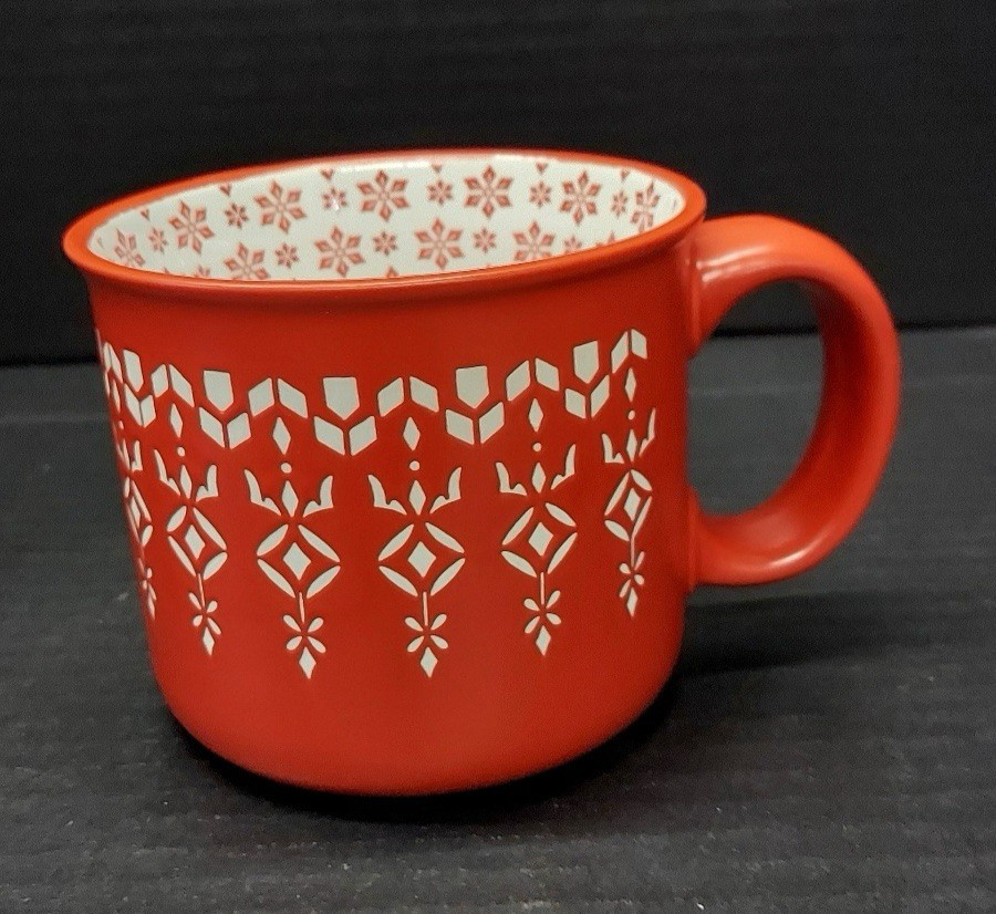Peppermint & Pine Stoneware Holiday Home Holly Jolly Christmas Coffee Mug