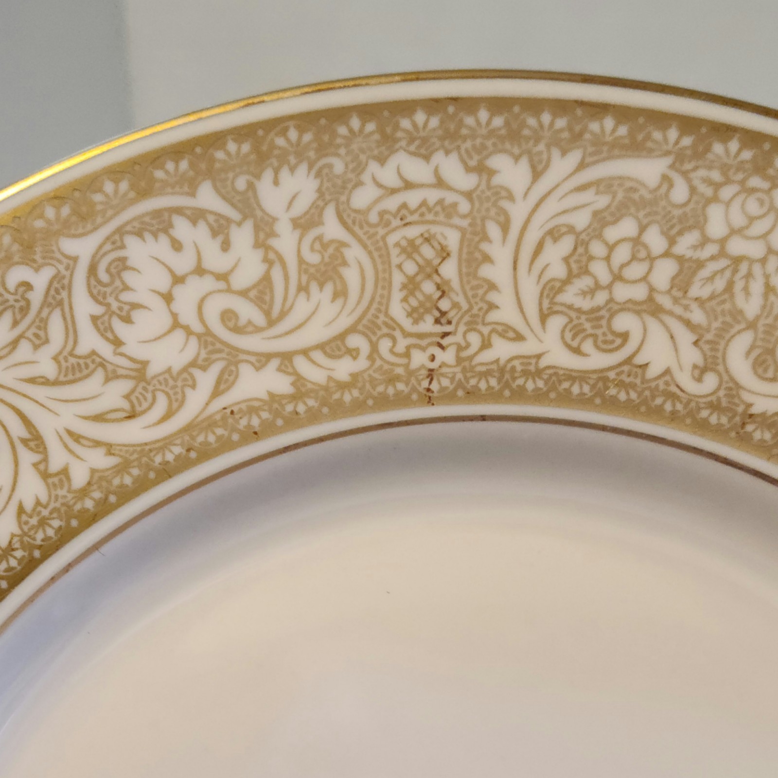 Franciscan Masterpiece China GOLD Renaissance Plates Gold Trim (READ DESC)