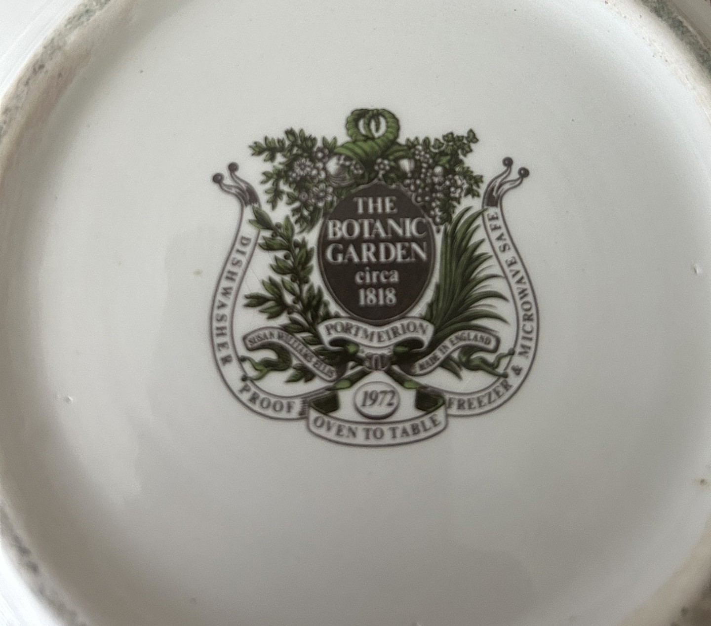 PORTMEIRION BOTANIC GARDEN LARGE SALAD SERVING BOWL 11″ BUTTERFLIES & BEES