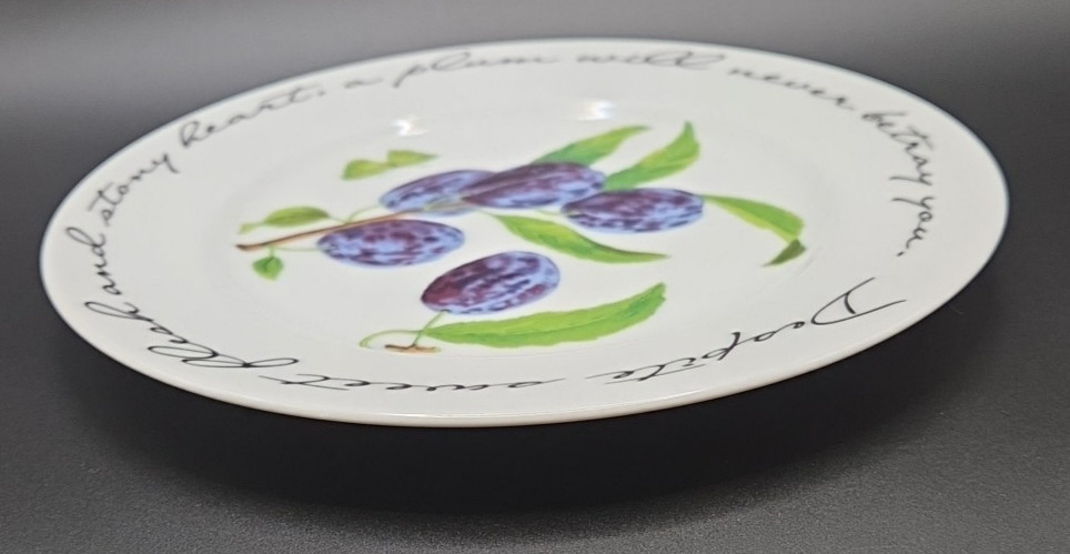 1 x Williams Sonoma Orchard Suite Plum Salad Plate 7 & 7/8″